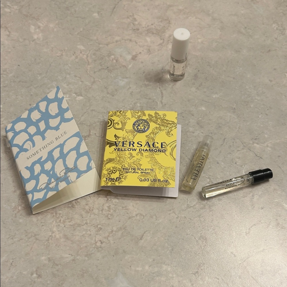 Designer Fragrance Fragrance Samples, Oscar de la Renta, Versace, Valentino